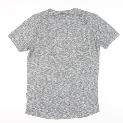 Intense Men’s Grey Crew Neck Short Sleeve T-Shirt Size M
