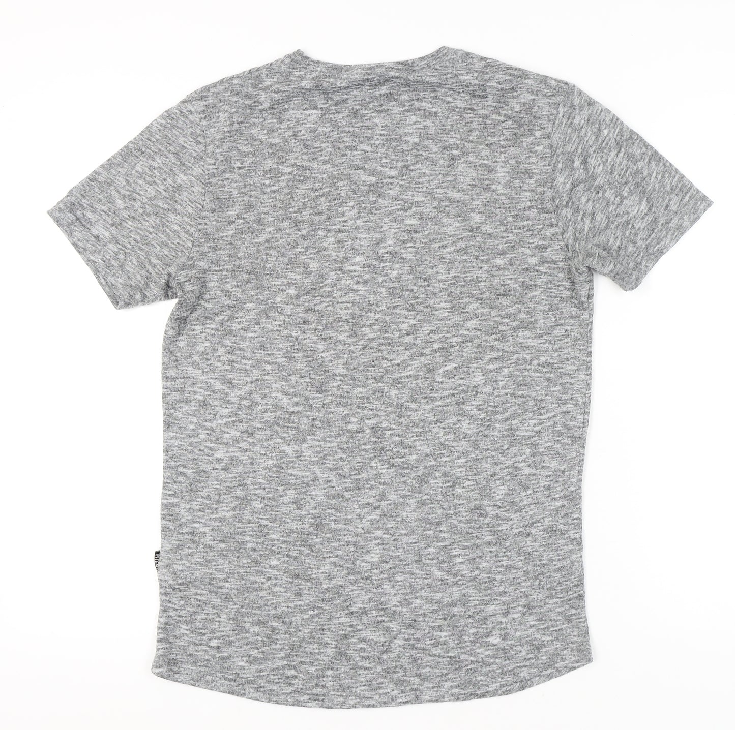 Intense Men’s Grey Crew Neck Short Sleeve T-Shirt Size M