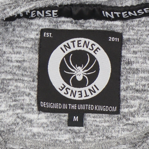 Intense Men’s Grey Crew Neck Short Sleeve T-Shirt Size M