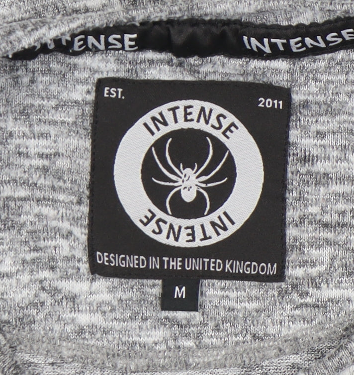 Intense Men’s Grey Crew Neck Short Sleeve T-Shirt Size M