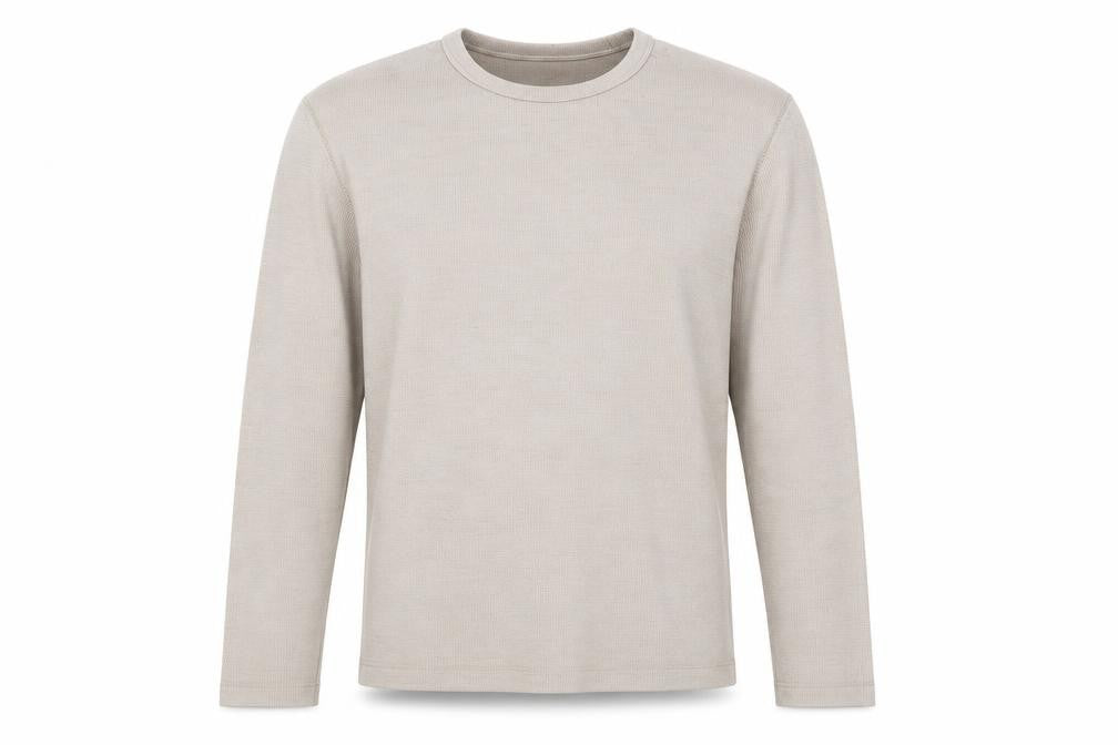 AllSaints Mens Beige Medium Pullover Jumper Crew Neck Knit