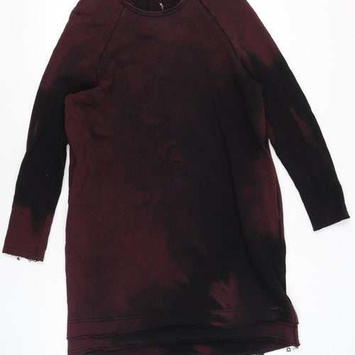 studiob3 Women’s Purple Tie Dye T-Shirt Dress Size 8-10