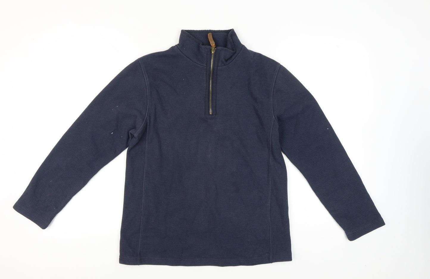 Mountain Warehouse Men’s Blue Small 1/4 Zip Pullover Sweatshirt