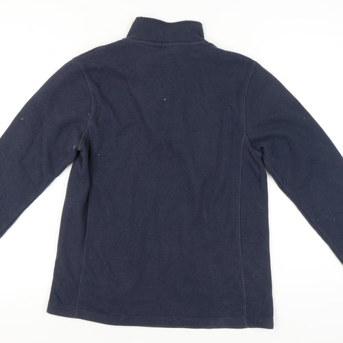 Mountain Warehouse Men’s Blue Small 1/4 Zip Pullover Sweatshirt