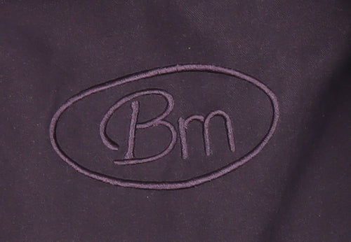 Bm Womens Purple Parka Coat Hooded Mid-Length Size M