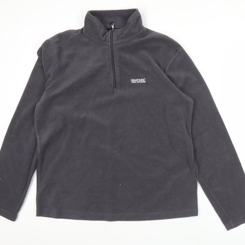 Regatta Mens Grey 2XL Fleece Pullover Sweatshirt Outdoor Hiking