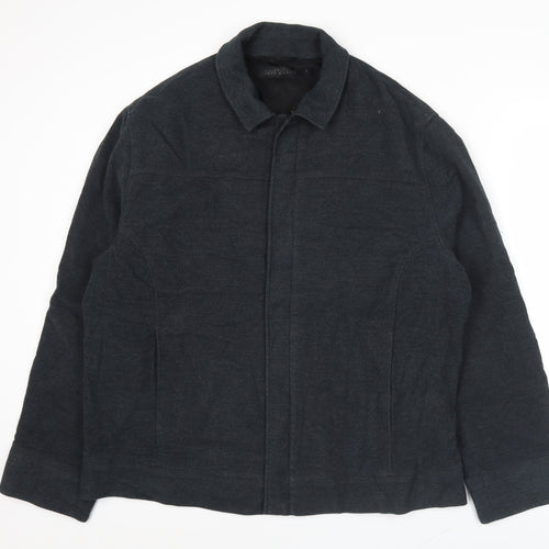Jeff Banks Men’s Black XL 46" Cotton Blend Jacket Casual Workwear