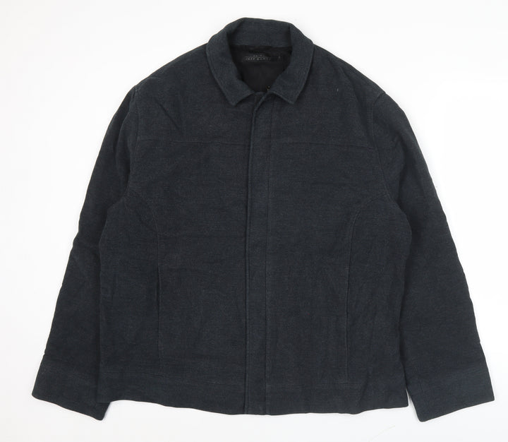 Jeff Banks Men’s Black XL 46" Cotton Blend Jacket Casual Workwear