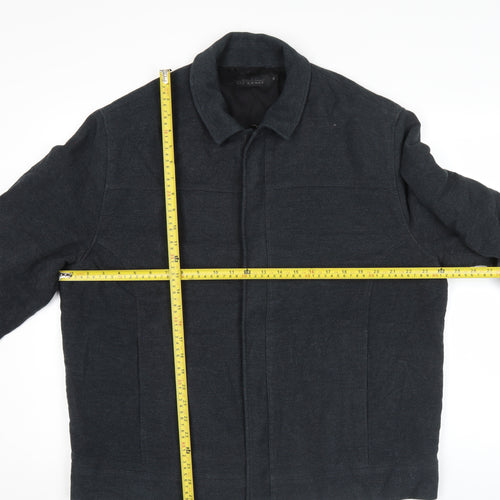 Jeff Banks Men’s Black XL 46" Cotton Blend Jacket Casual Workwear