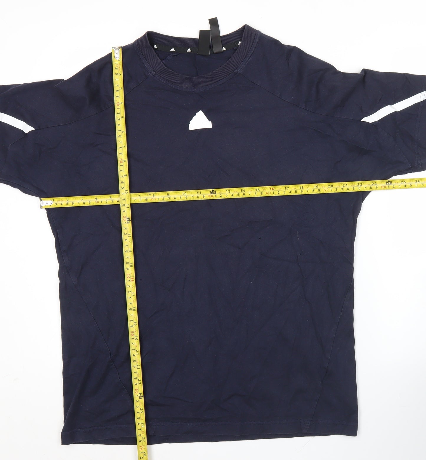 Adidas Men’s Blue M Short Sleeve Sports Cotton T-Shirt