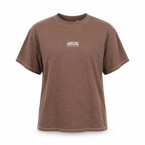 H&M Divided Women’s Brown 2XS Portland Print Basic T-Shirt
