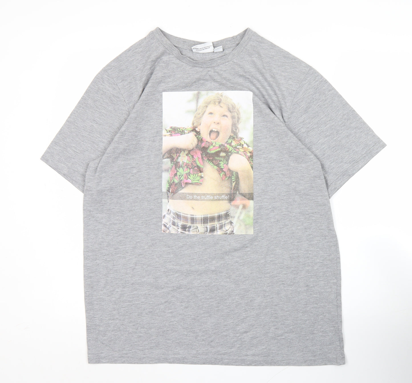 The Goonies Men’s Grey M Graphic Movie T-Shirt Short Sleeve Funny