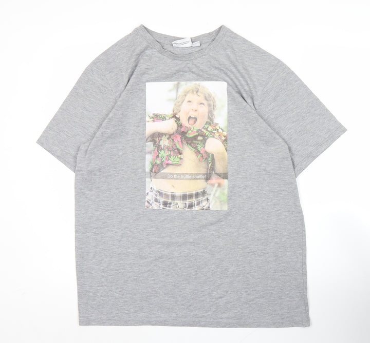 The Goonies Men’s Grey M Graphic Movie T-Shirt Short Sleeve Funny