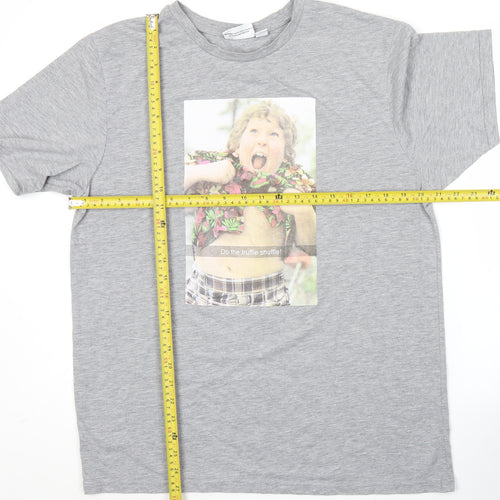 The Goonies Men’s Grey M Graphic Movie T-Shirt Short Sleeve Funny