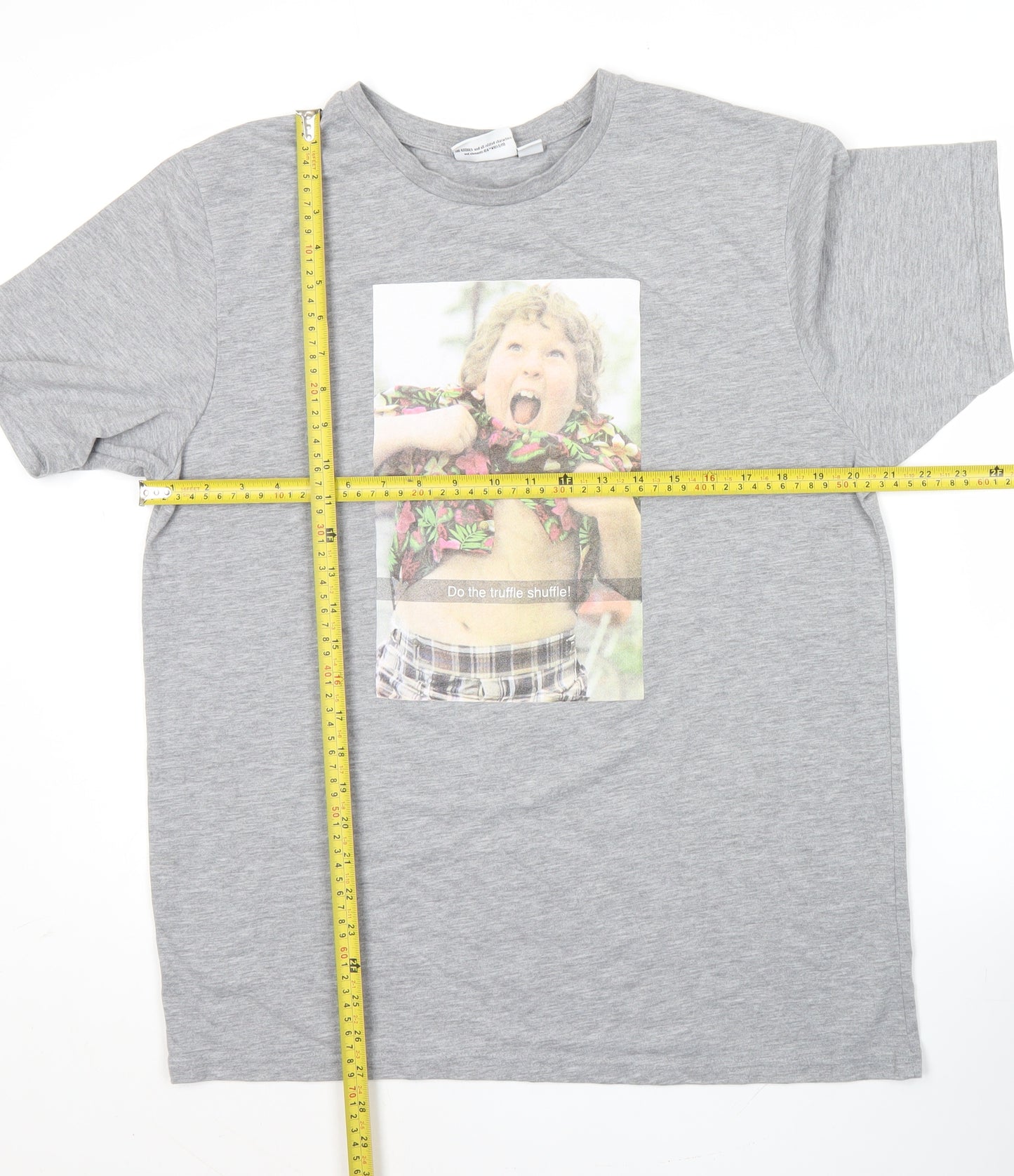 The Goonies Men’s Grey M Graphic Movie T-Shirt Short Sleeve Funny