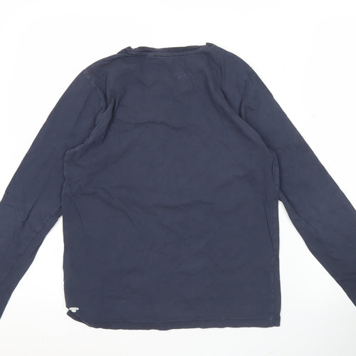 Tom Tailor Boys Blue Long Sleeve Graphic Print Cotton T-Shirt 12-13Y