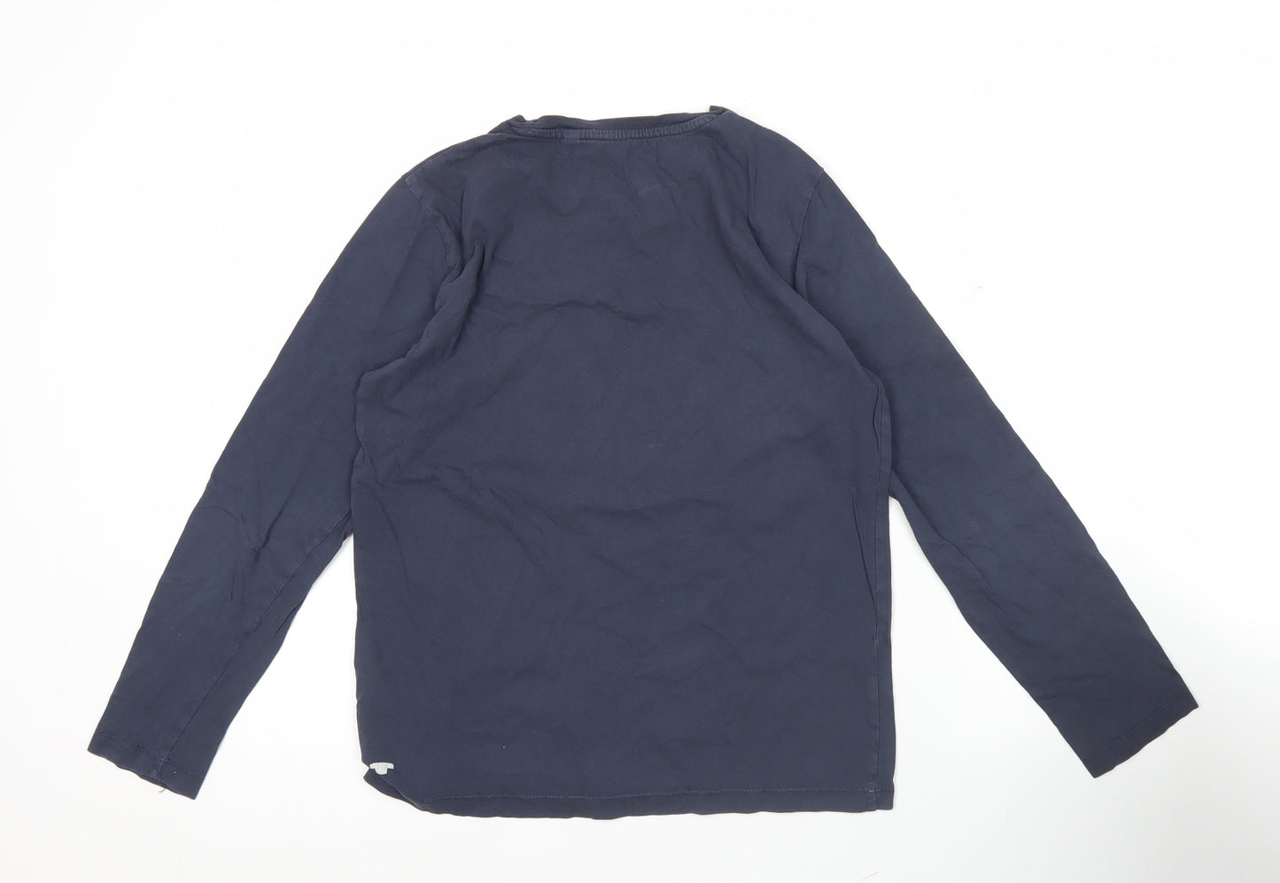 Tom Tailor Boys Blue Long Sleeve Graphic Print Cotton T-Shirt 12-13Y