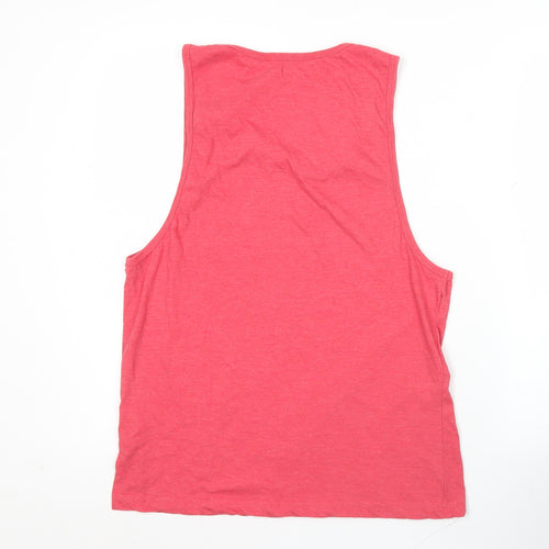 Brave Soul Womens Pink Tank Top S Basic Casual Summer Jersey