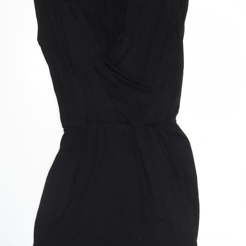 mbyM Womens Black Strapless Knee Length Dress Size M Party Cocktail