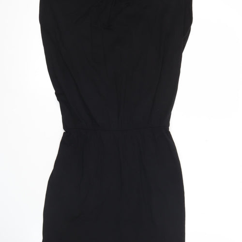 mbyM Womens Black Strapless Knee Length Dress Size M Party Cocktail