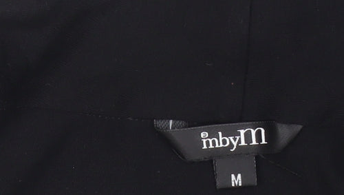 mbyM Womens Black Strapless Knee Length Dress Size M Party Cocktail