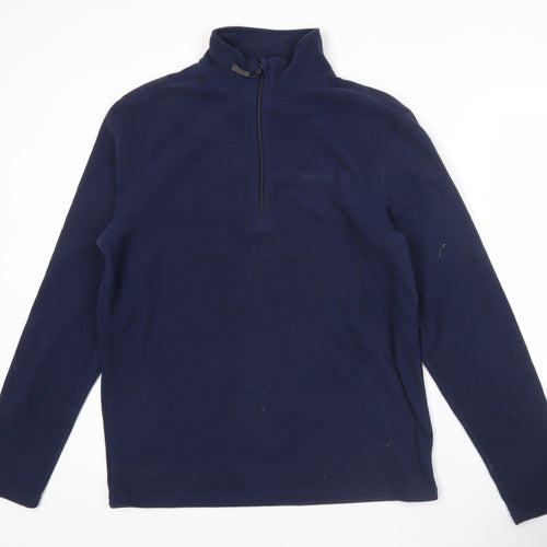 Peter Storm Men’s Blue Fleece Sweatshirt M 1/2 Zip Pullover