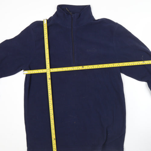 Peter Storm Men’s Blue Fleece Sweatshirt M 1/2 Zip Pullover