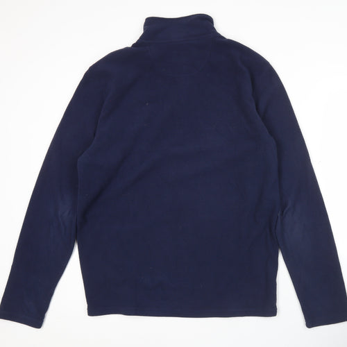 Peter Storm Men’s Blue Fleece Sweatshirt M 1/2 Zip Pullover