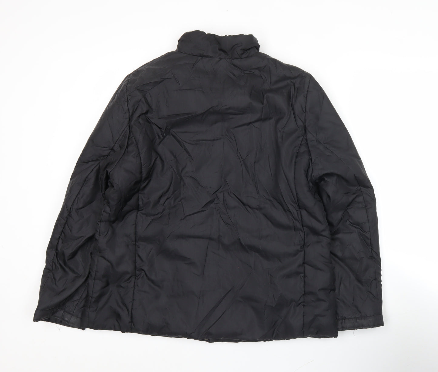 TRADER Womens Black Size 12 Puffer Jacket Winter Coat