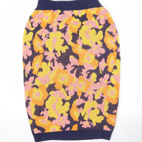 Chi Chi Women’s Multicoloured Floral Knit Pencil Skirt M