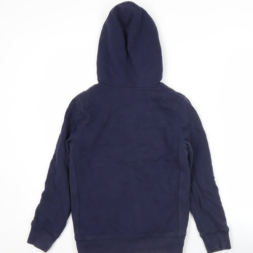 Johnnie b Girls Blue Full Zip Hoodie 9-10 Years Cotton Fleece Winter Jacket