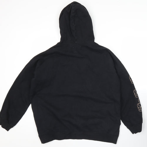 Sinsay Disney Womens Black Hoodie M Mickey Mouse Paris Graphic Pullover