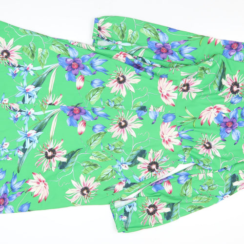 H&M Women’s Multicoloured Floral Fit & Flare Dress Size 8