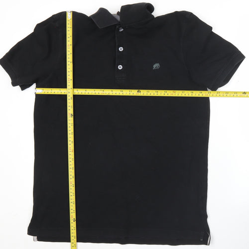 Banana Republic Men's Black M Polo Shirt Cotton Stretch