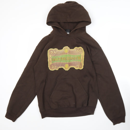 Warner Bros Harry Potter Butterbeer Brown Hoodie Unisex S Pullover