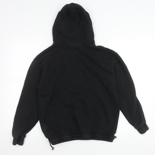 Manière De Voir Men's Black Pullover Hoodie M Logo Graphic