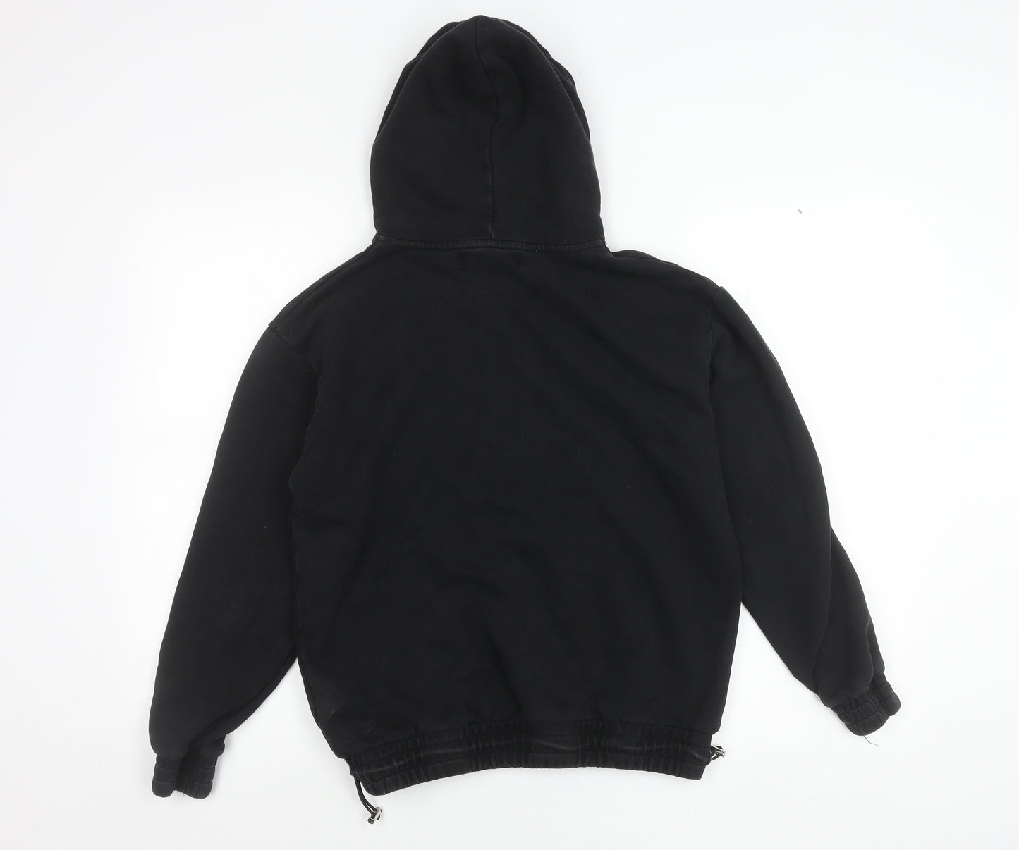 Manière De Voir Men's Black Pullover Hoodie M Logo Graphic