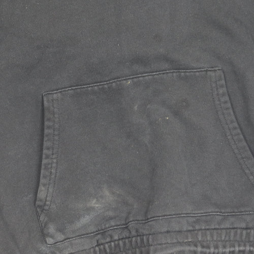 Manière De Voir Men's Black Pullover Hoodie M Logo Graphic