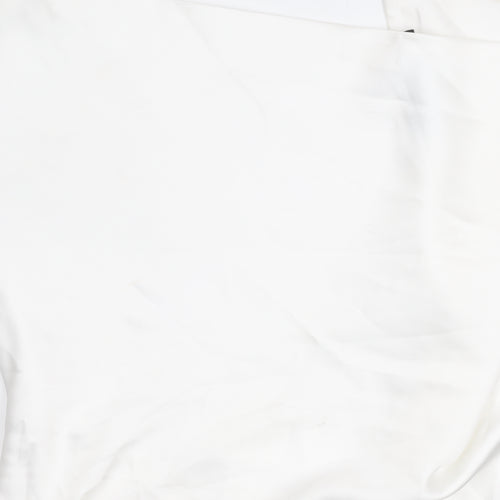 PrettyLittleThing Women’s White Satin Cowl Neck Camisole Blouse UK 12