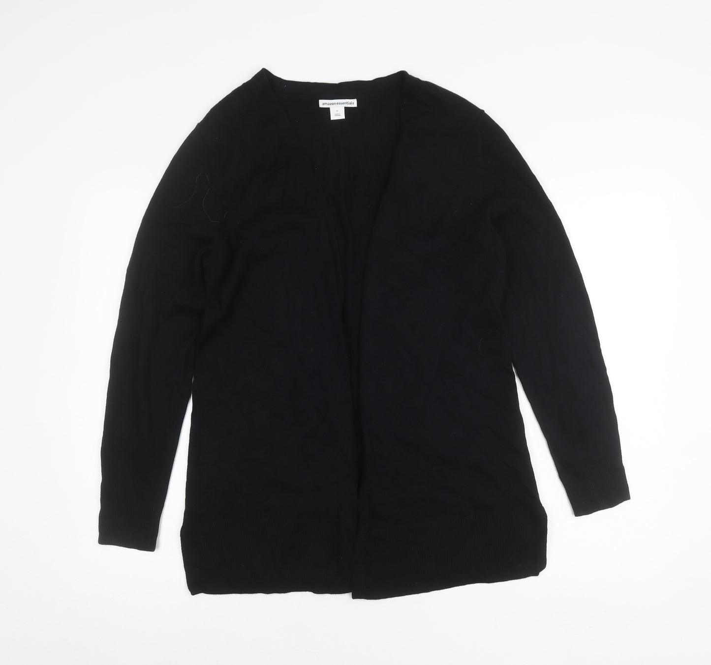 Amazon Essentials Womens Black M Knit Cardigan V-Neck Long Sleeve