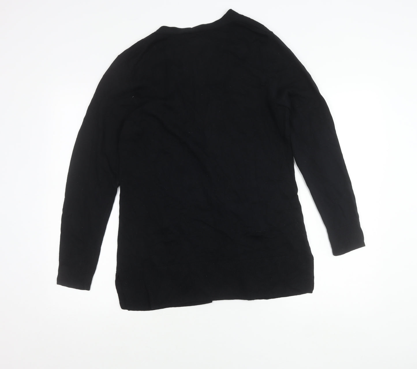 Amazon Essentials Womens Black M Knit Cardigan V-Neck Long Sleeve