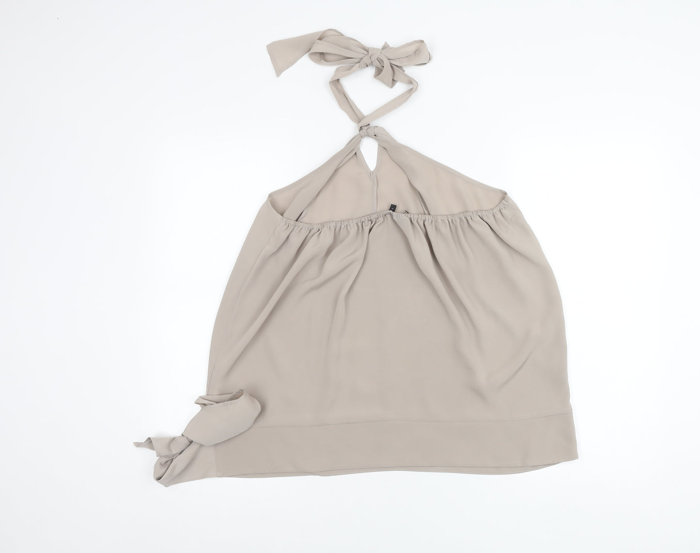 Next Women’s Beige Halter Neck Sleeveless Camisole Top Size 18