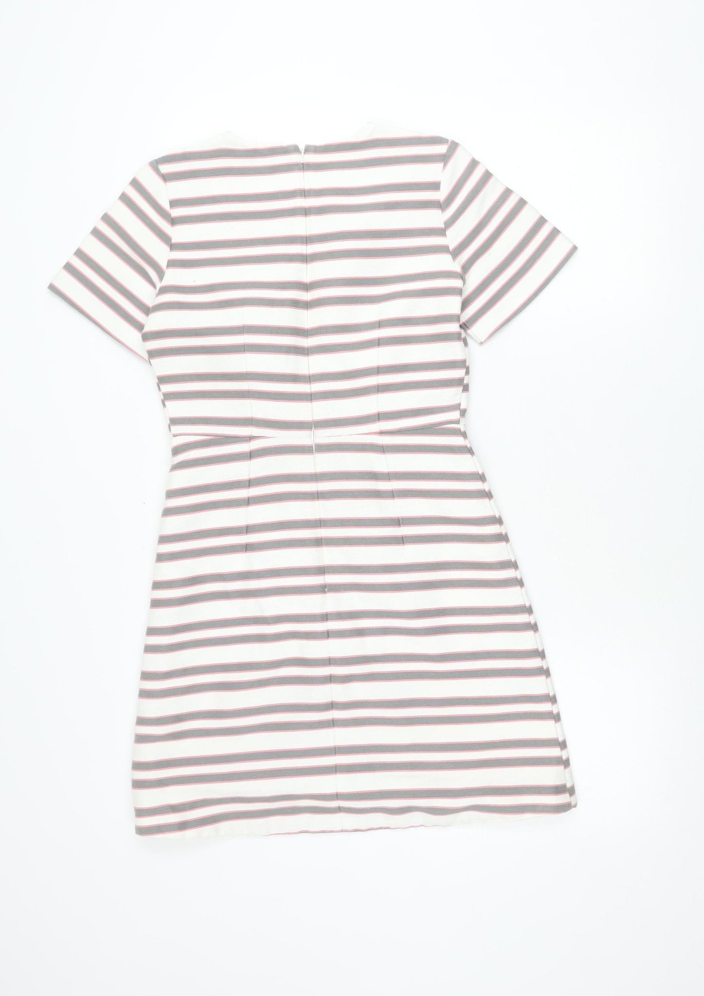 Warehouse Women’s Multicoloured Stripe Sheath Dress UK 8