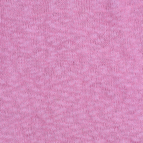 Chaps Women’s Pink XL V-Neck Knit Pullover Jumper Long Sleeve