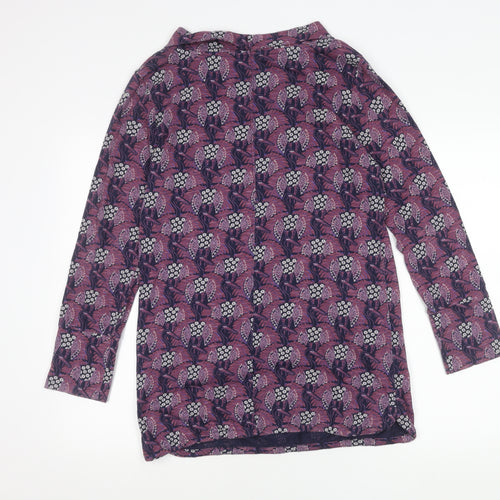 Weird Fish Womens Multicoloured Floral Tunic Blouse UK 10