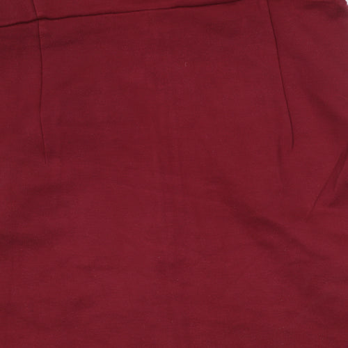 French Connection Women’s Red Sleeveless Sheath Dress Size 10