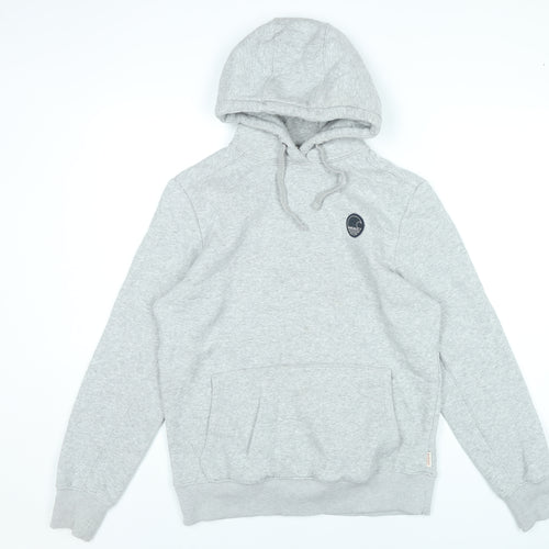 SoulCal & Co Men’s Grey Pullover Hoodie M Regular Fit Cotton Blend