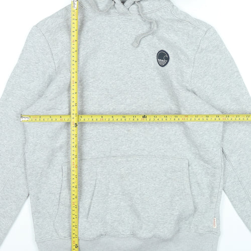 SoulCal & Co Men’s Grey Pullover Hoodie M Regular Fit Cotton Blend