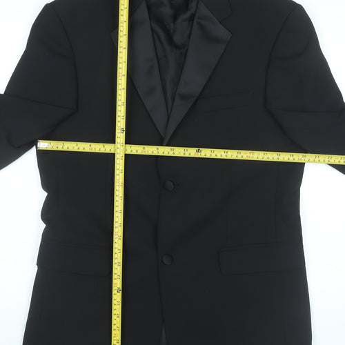 Moss Bros Men’s Black 38L Tuxedo Shawl Lapel Suit Jacket