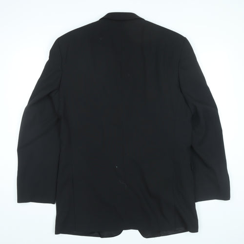 Moss Bros Men’s Black 38L Tuxedo Shawl Lapel Suit Jacket